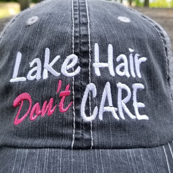Lake Hair Don't Care Cap. baseball cap - Picture 2 of 5